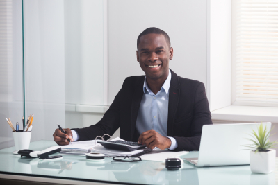 happy businessman